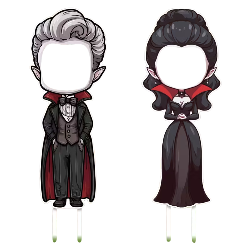 Halloween Vampire Yard Stake Sign (2pcs) Halloween - Tophatter Daily Deals