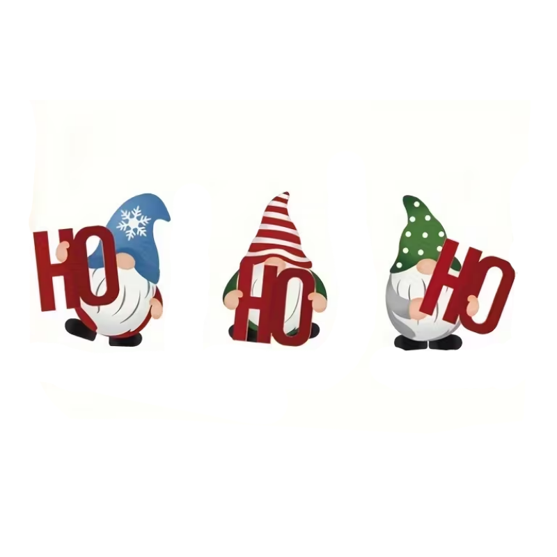 Gnome Outdoor Decoration Set Plastic Lawn Statues (3pcs) Christmas - Tophatter Daily Deals