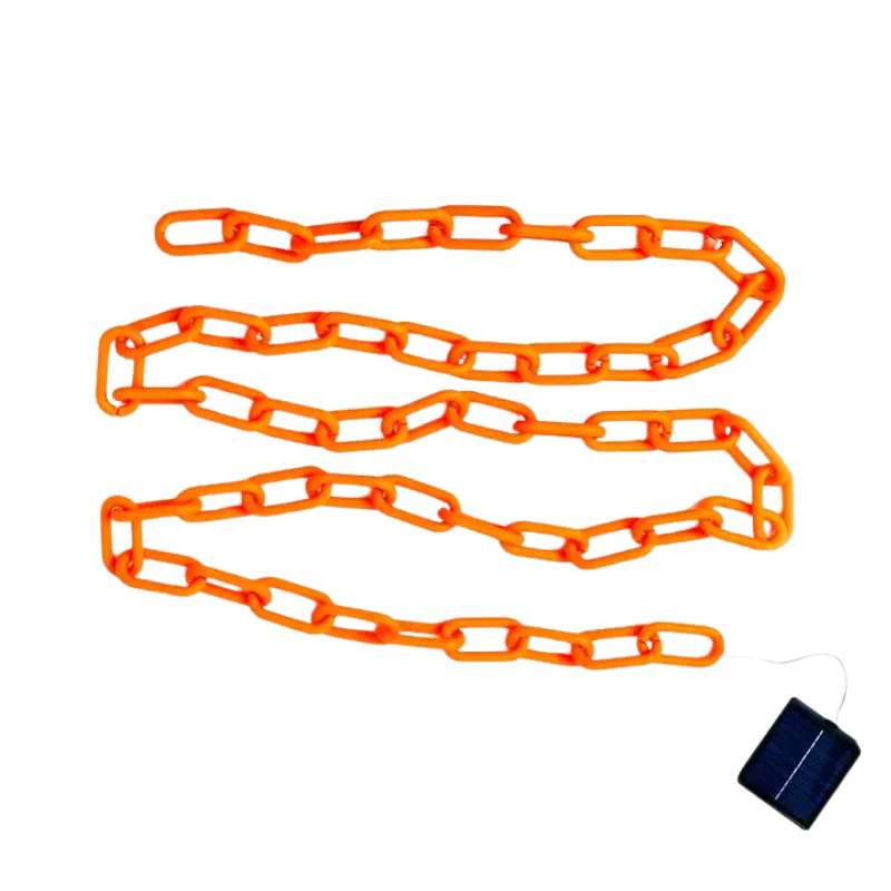 Solar Halloween Chain Lights with Square Lock Design Halloween - Tophatter Daily Deals