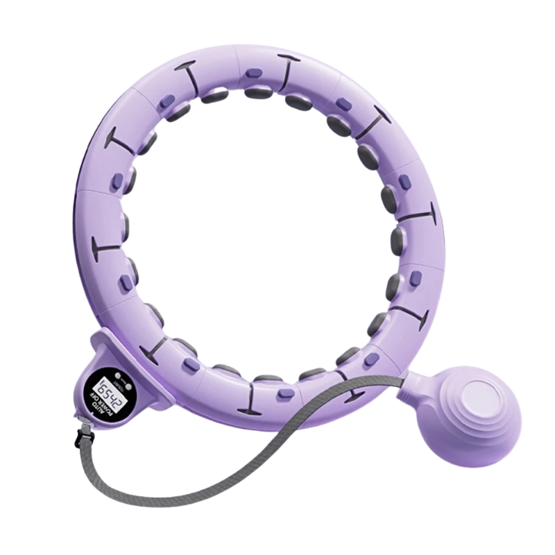 Weighted Fitness Hoop with Counter Fitness - Tophatter Daily Deals