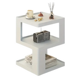 3-Tier Plastic Display Cabinet End & Side Tables - Tophatter Daily Deals