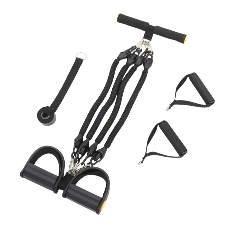 Multifunctional Foot Puller Fitness Resistance Set Accessories > Resistance Bands - Tophatter Daily Deals