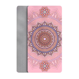 Foldable TPE Yoga Mat Pink Non-Slip Yoga & Pilates Mats - Tophatter Daily Deals