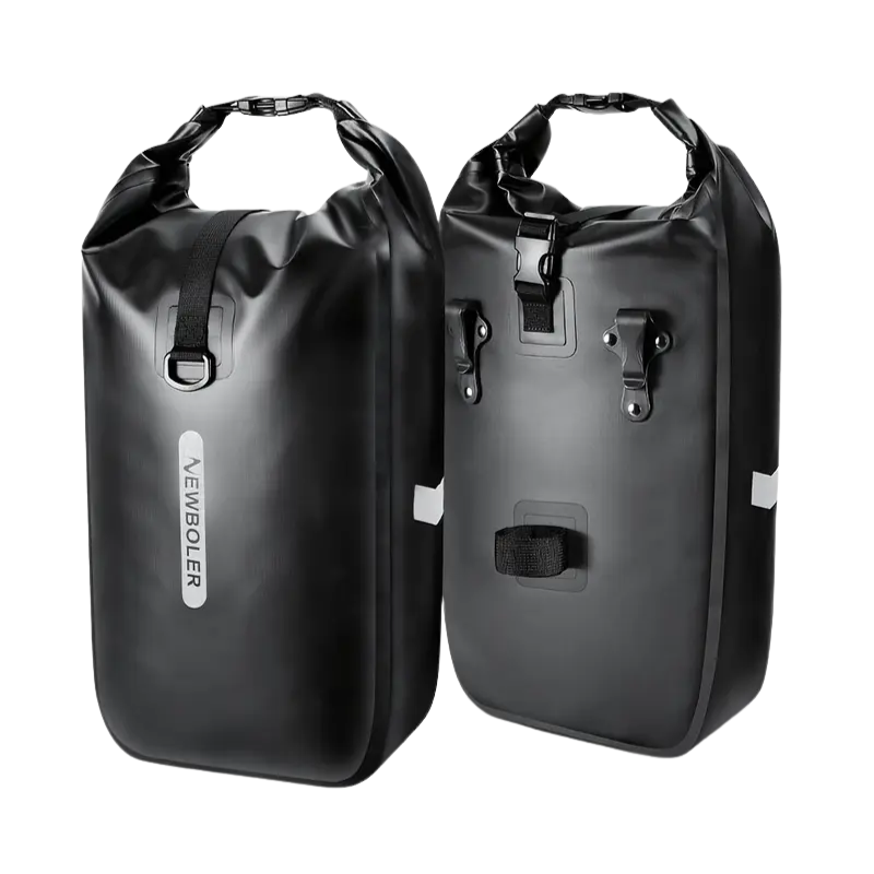 Bike Rear Rack Saddle Bags (2pcs) Sports & Fitness > Bikes & Accessories > Bicycle Bags - Tophatter Daily Deals