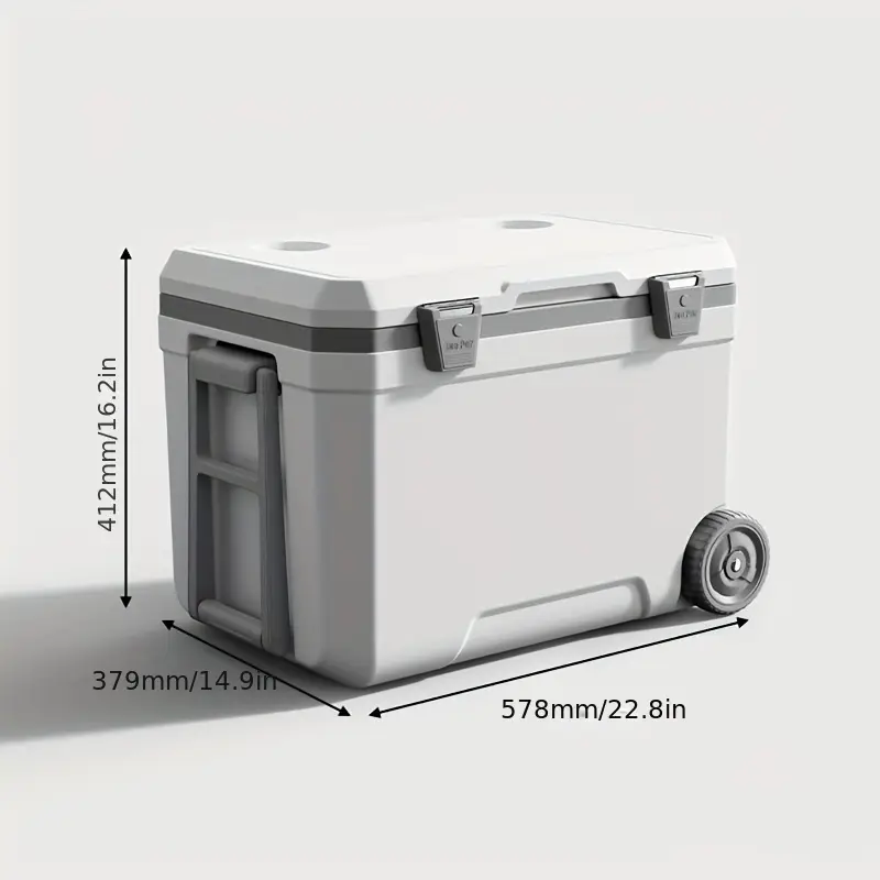 48 Quart Portable Camping Cooler Box Camping & Hiking - Tophatter Daily Deals