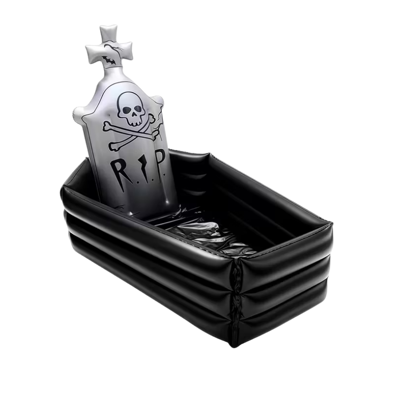 Tombstone Halloween Decoration with Pirate Skull Halloween - Tophatter Daily Deals
