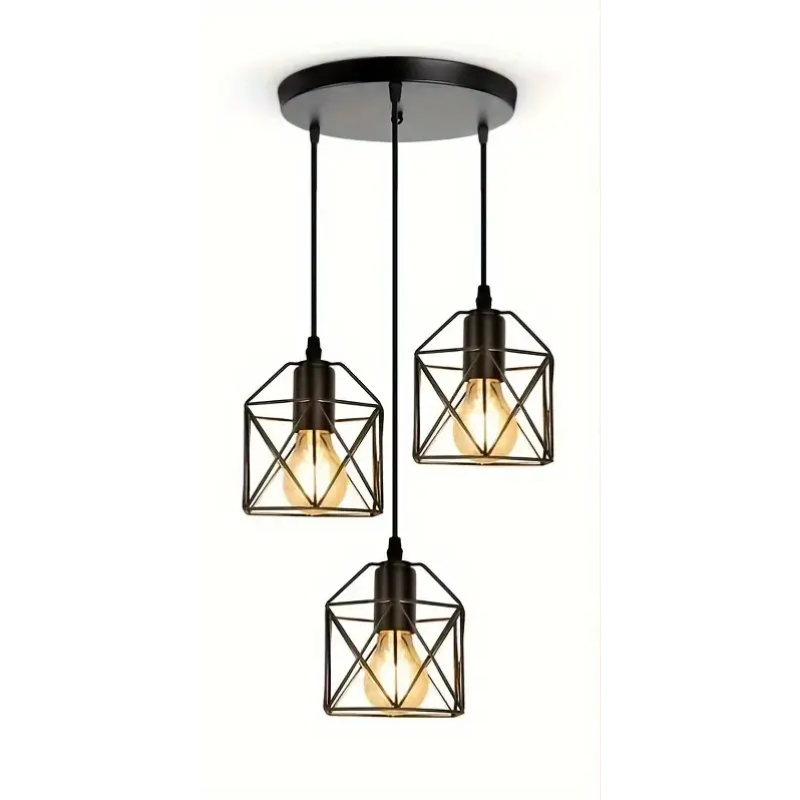 3-Light Industrial Ceiling Light Ceiling Lights - Tophatter Daily Deals