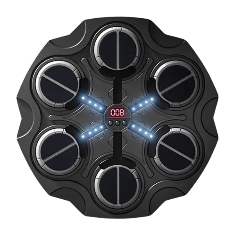 Wall-Mounted Smart Boxing Game with LED & Gloves Punching & Training Bags - Tophatter Daily Deals