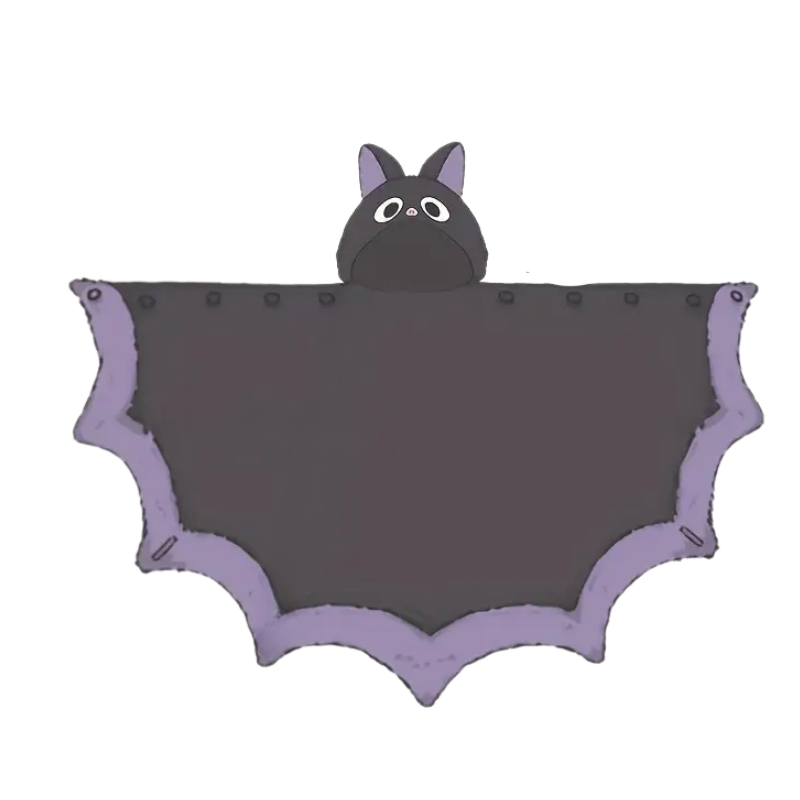 Bat Hooded Wearable Blanket with Detachable Nose Halloween - Tophatter Daily Deals