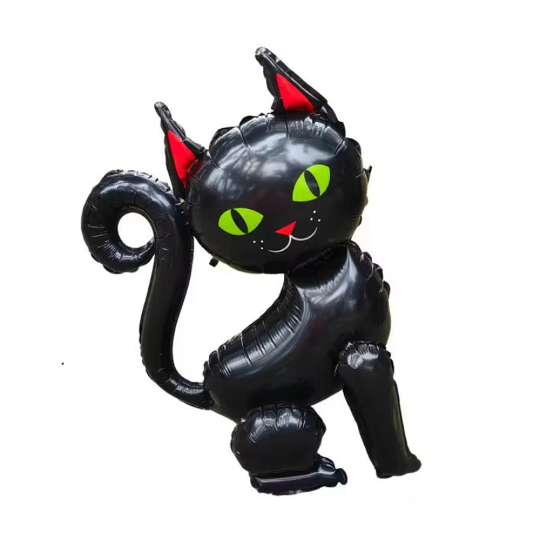 Black Cat Foil Balloons Party Decoration Set (2pcs) Halloween - Tophatter Daily Deals