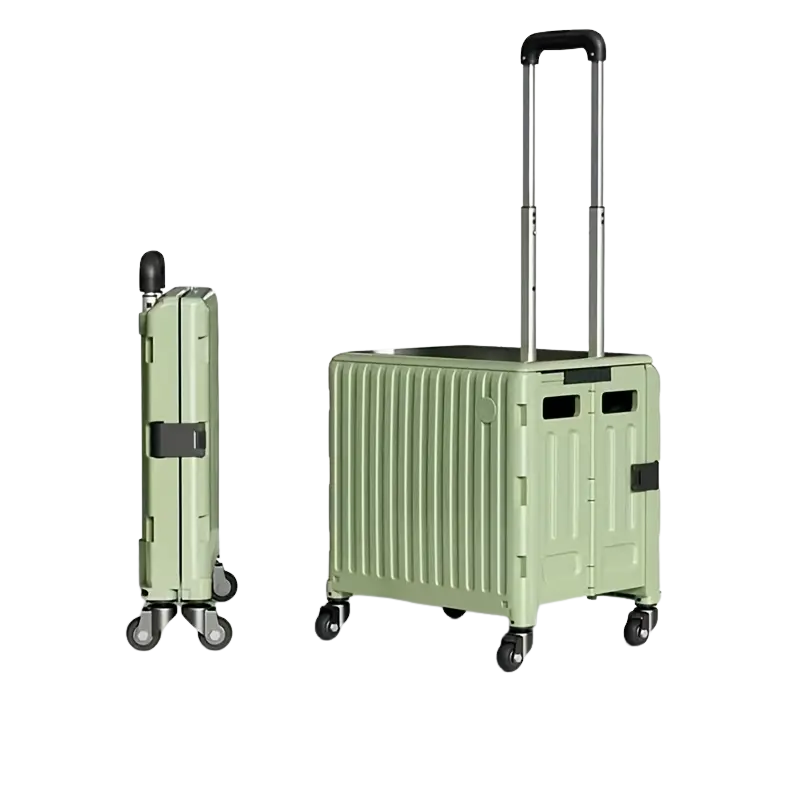 Camping Trolley Storage Cart with Lid Home & Garden > Travel - Tophatter Daily Deals