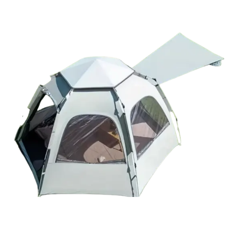 Hexagonal Quick Opening Outdoor Camping Tent 6-Person Camping & Hiking > Tents & Camp Furniture - Tophatter Daily Deals