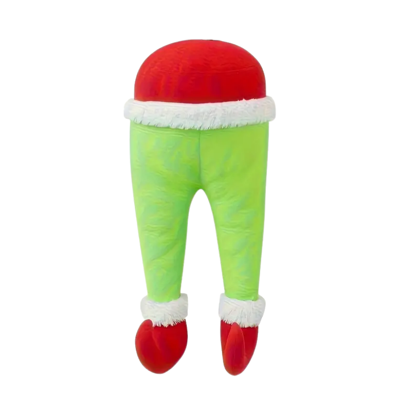 Plush Elf Leg Decoration Christmas Tree Ornament Christmas - Tophatter Daily Deals