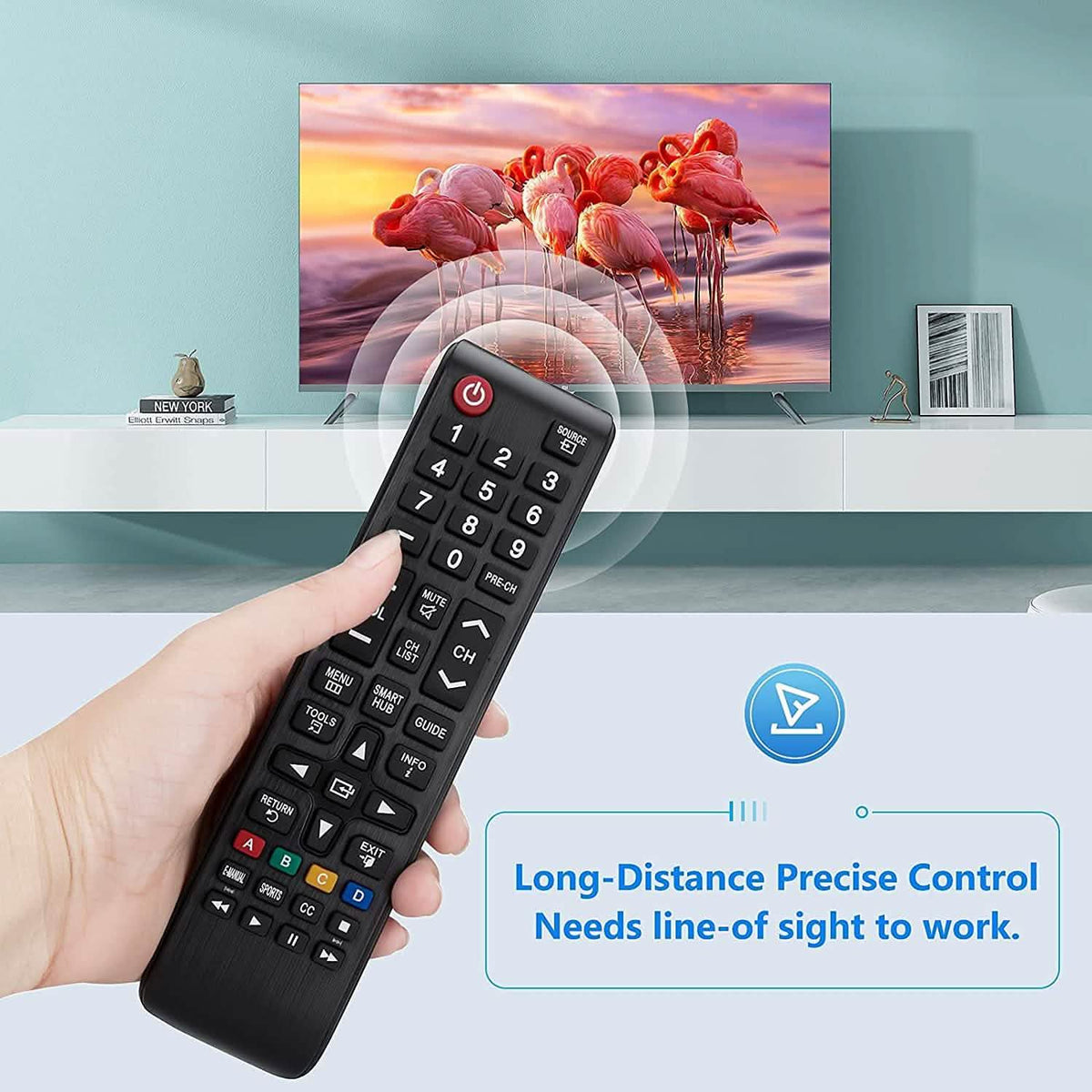 Samsung-TV-Remote for All Samsung LCD LED HDTV 3D Smart TVs Models TV & Video - Tophatter Daily Deals