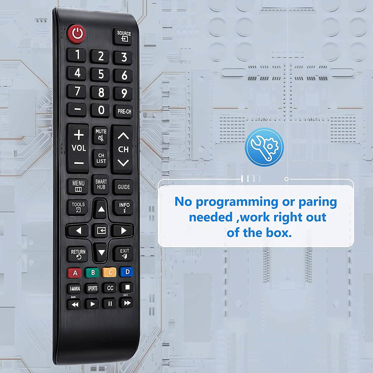 Samsung-TV-Remote for All Samsung LCD LED HDTV 3D Smart TVs Models TV & Video - Tophatter Daily Deals