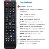 Samsung-TV-Remote for All Samsung LCD LED HDTV 3D Smart TVs Models TV & Video - Tophatter Daily Deals