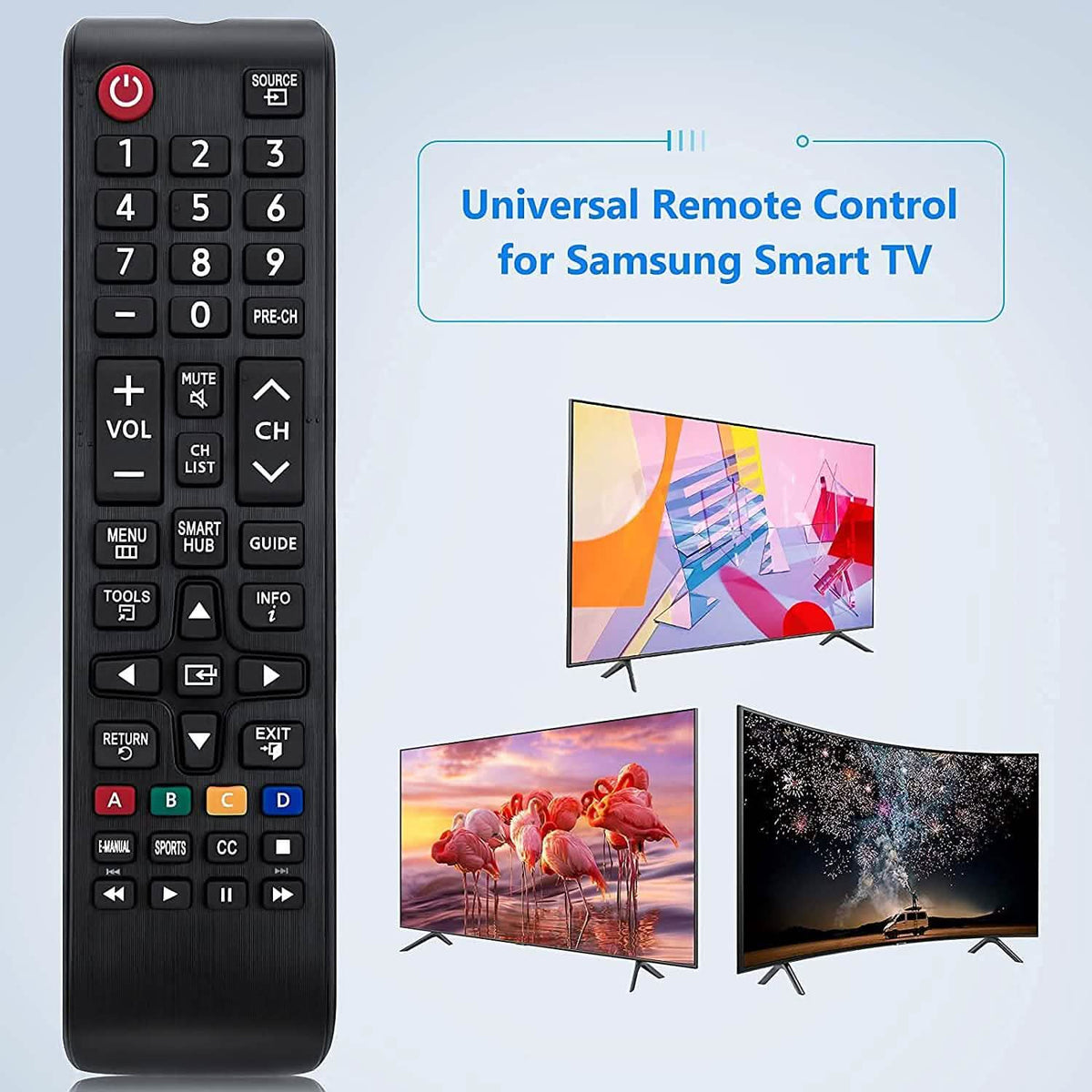 Samsung-TV-Remote for All Samsung LCD LED HDTV 3D Smart TVs Models TV & Video - Tophatter Daily Deals