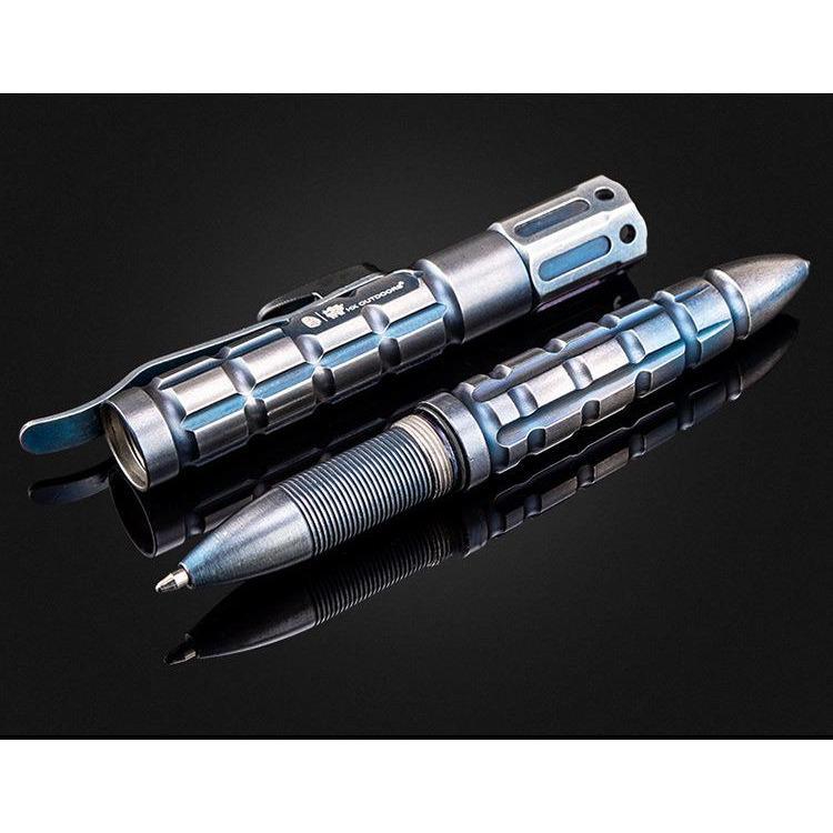 Samurai Armor Tactical Pen Flashlight Self Defense Kubotan - Tophatter Daily Deals