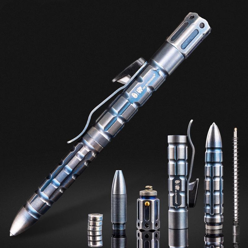 Samurai Armor Tactical Pen Flashlight Self Defense Kubotan - Tophatter Daily Deals