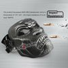 Samurai Warrior Skeletal Protective Tactical Mask Airsoft Halloween Party Face Mask - Tophatter Daily Deals