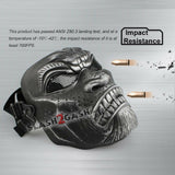 Samurai Warrior Skeletal Protective Tactical Mask Airsoft Halloween Party Face Mask - Tophatter Daily Deals