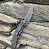 3D Samurai Sculpture Folding Knife - Tophatter Daily Deals
