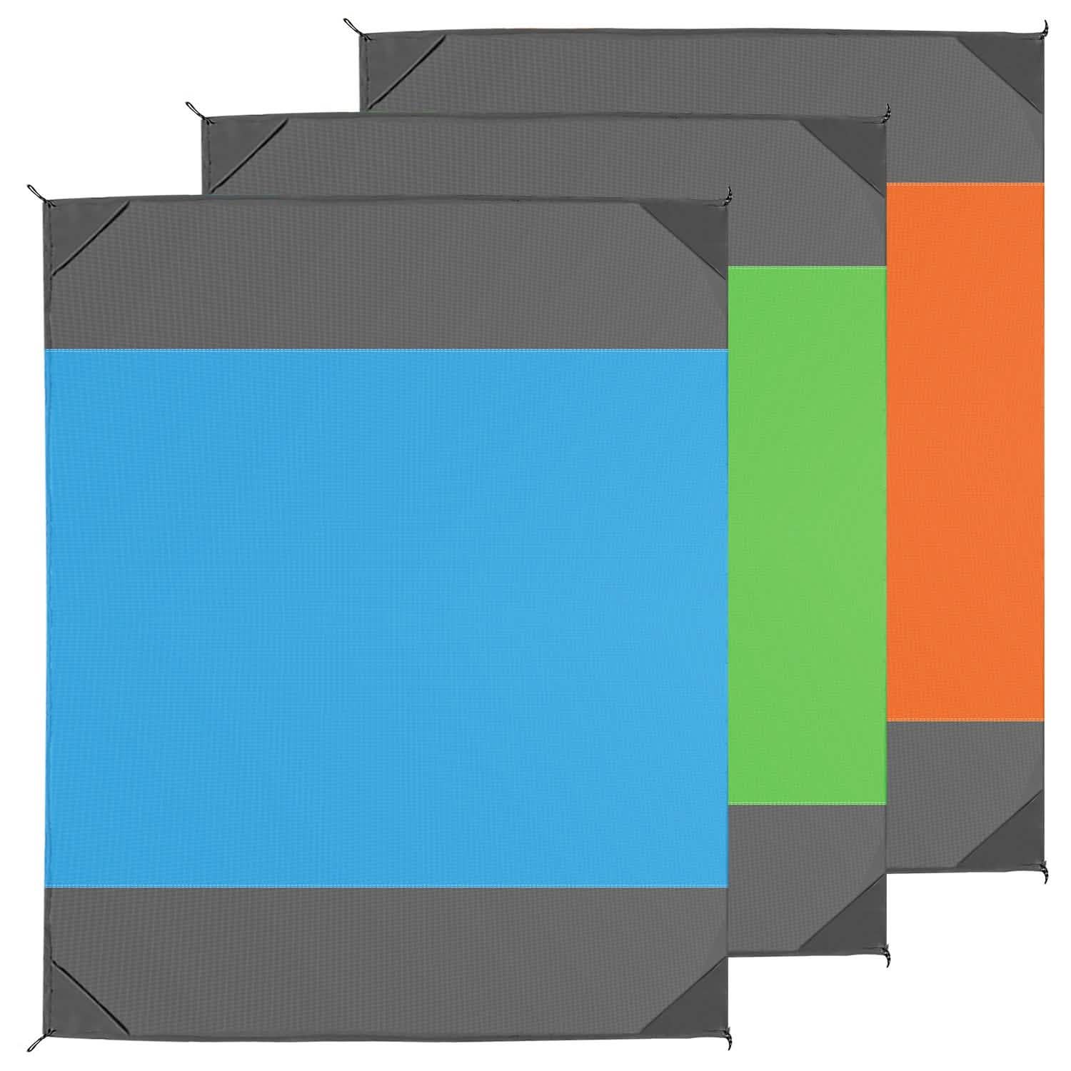 Sand Proof Picnic Blanket with 4 Anchors Outdoor Recreation - Tophatter Daily Deals