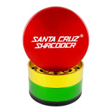 Santa Cruz Shredder Grinder | 4pc | 2.75" Santa Cruz Rasta Grinders - Tophatter Daily Deals