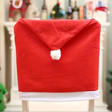 Santa Hats Dining Chair Covers Slipcover Seasonal Decor - Tophatter Daily Deals