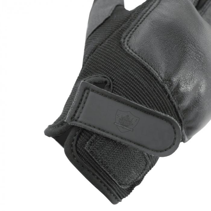 Police Force Leather Weighted Knuckle Gloves Law Enforcement - Tophatter Daily Deals