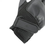 Police Force Leather Weighted Knuckle Gloves Law Enforcement - Tophatter Daily Deals