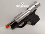 Zoraki 906 Silver - Front Firing 9mm Blank Gun - Tophatter's Weapons'N'Deals Blank Firing Replica Guns - Tophatter Daily Deals