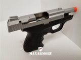 Zoraki 906 Silver - Front Firing 9mm Blank Gun - Tophatter's Weapons'N'Deals Blank Firing Replica Guns - Tophatter Daily Deals