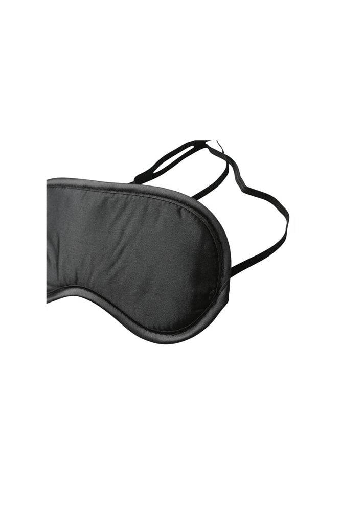 Sex & Mischief - Satin Blindfold - Black BDSM - Tophatter Daily Deals