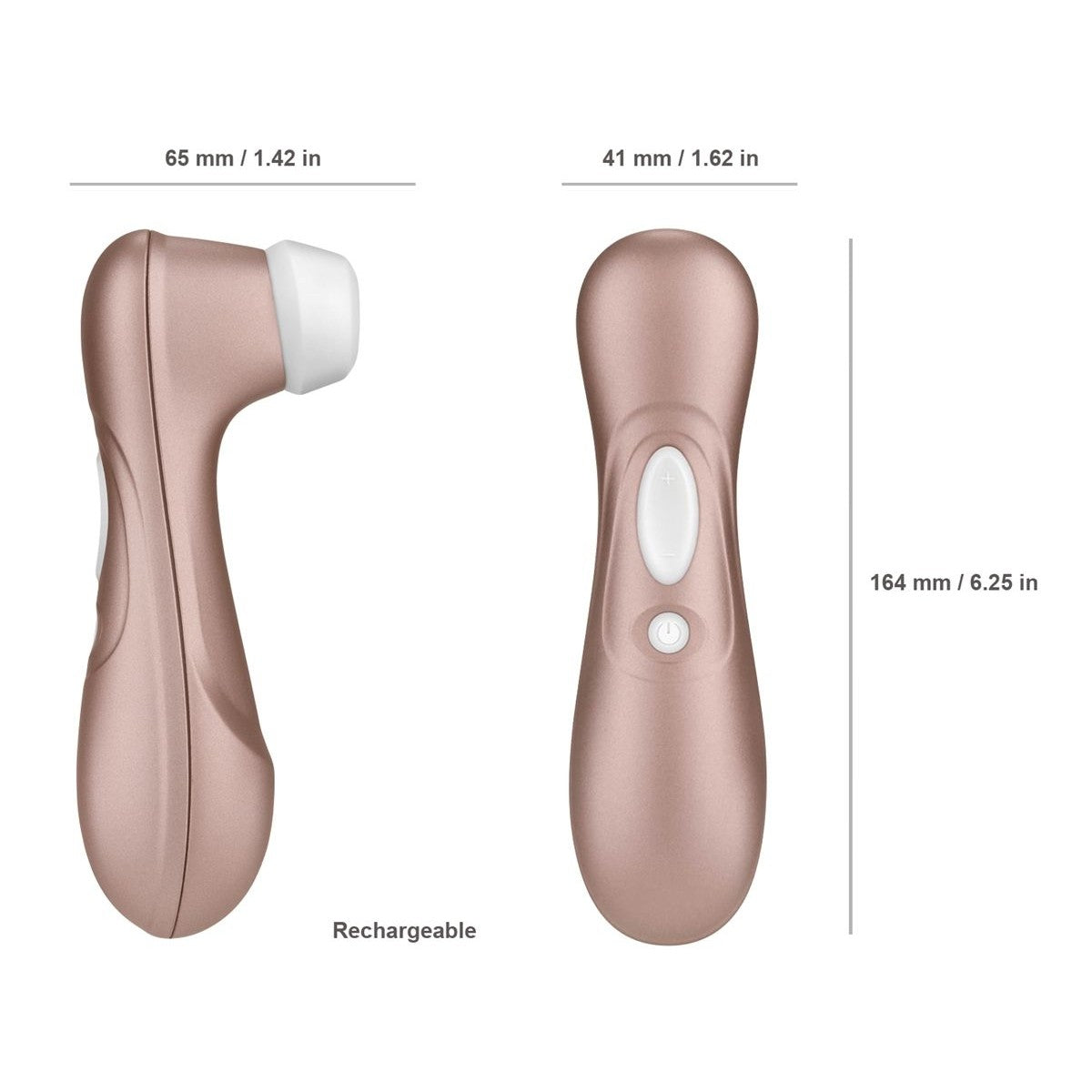 Satisfyer Pro 2 Next Generation Clitoral Stimulator in Rose Gold Clitoral Stimulator - Tophatter Daily Deals