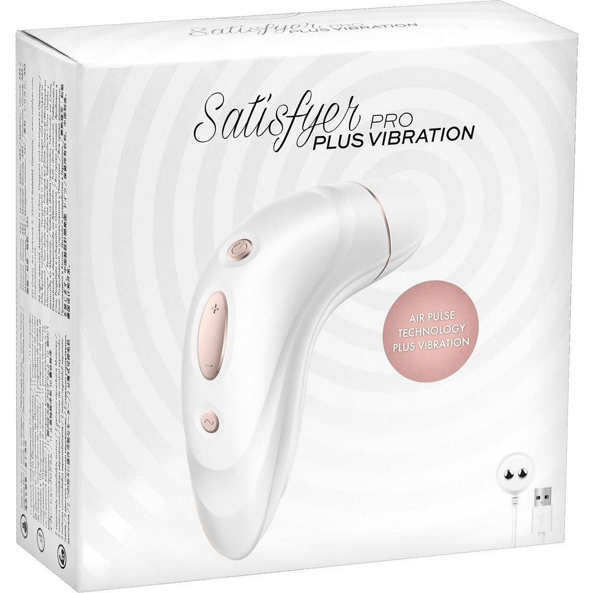 Satisfyer Pro Plus Vibration Clitoral Stimulator in White Clitoral Stimulator - Tophatter Daily Deals