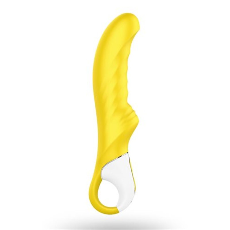 Satisfyer Vibes Yummy Sunshine G-Spot Vibrator in Yellow Vibrator - Tophatter Daily Deals