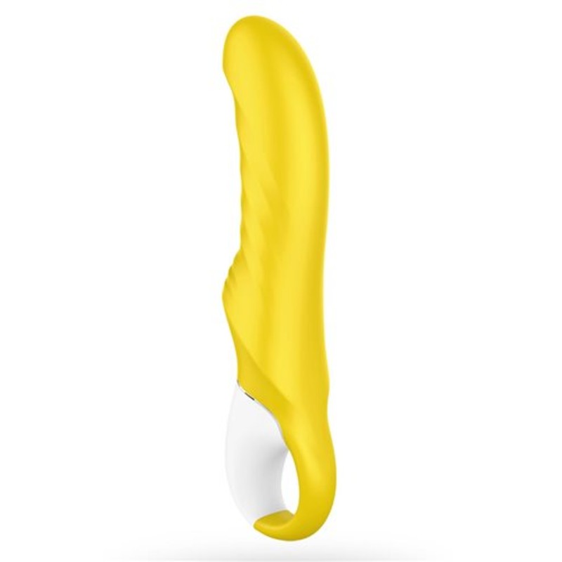 Satisfyer Vibes Yummy Sunshine G-Spot Vibrator in Yellow Vibrator - Tophatter Daily Deals