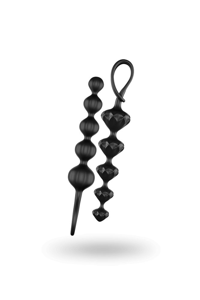 Satisfyer - Love Beads Anal Beads Set - Black Sex Toy - Tophatter Daily Deals