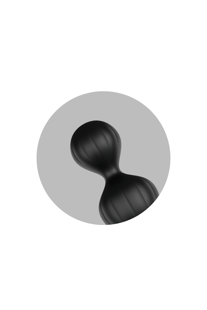 Satisfyer - Love Beads Anal Beads Set - Black Sex Toy - Tophatter Daily Deals