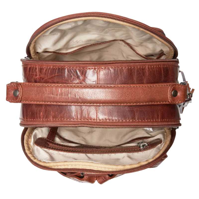 Concealed Carry Sawyer Leather Backpack Handgun Purses - Tophatter Daily Deals