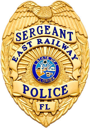 SB1902H - Custom Engraved Badge - Tophatter's Weapons'N'Deals maxarmory - Tophatter Daily Deals