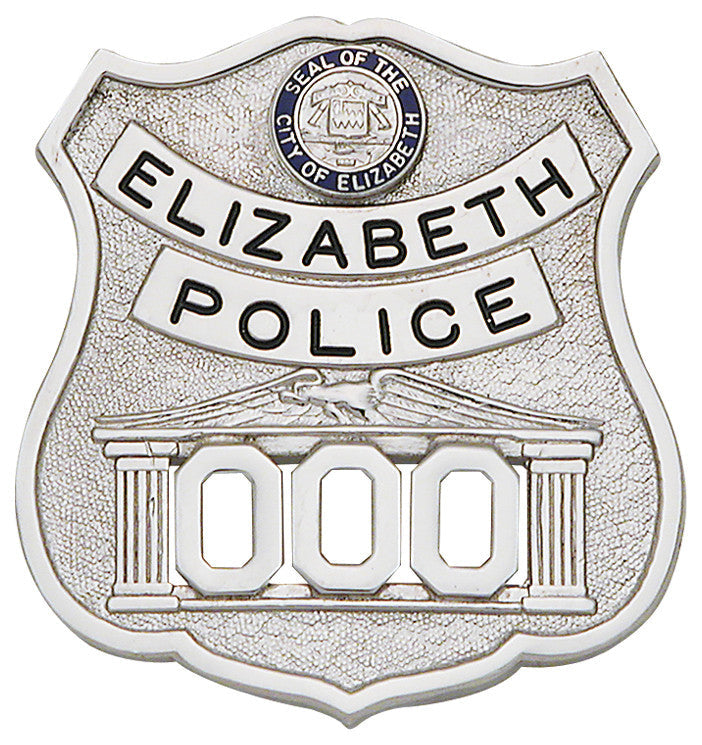 SB830EO - Custom Engraved Badge - Tophatter's Weapons'N'Deals Shield Style - Tophatter Daily Deals