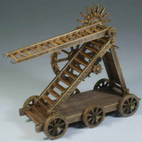AM009 Scaling Ladder Military Wooden Model Kits For Adults 3D Mechanical Model Kit - Tophatter Daily Deals