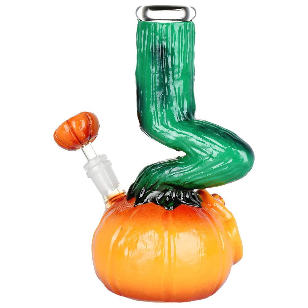 Scary Pumpkin Bent Neck Bong Bongs - Tophatter Daily Deals