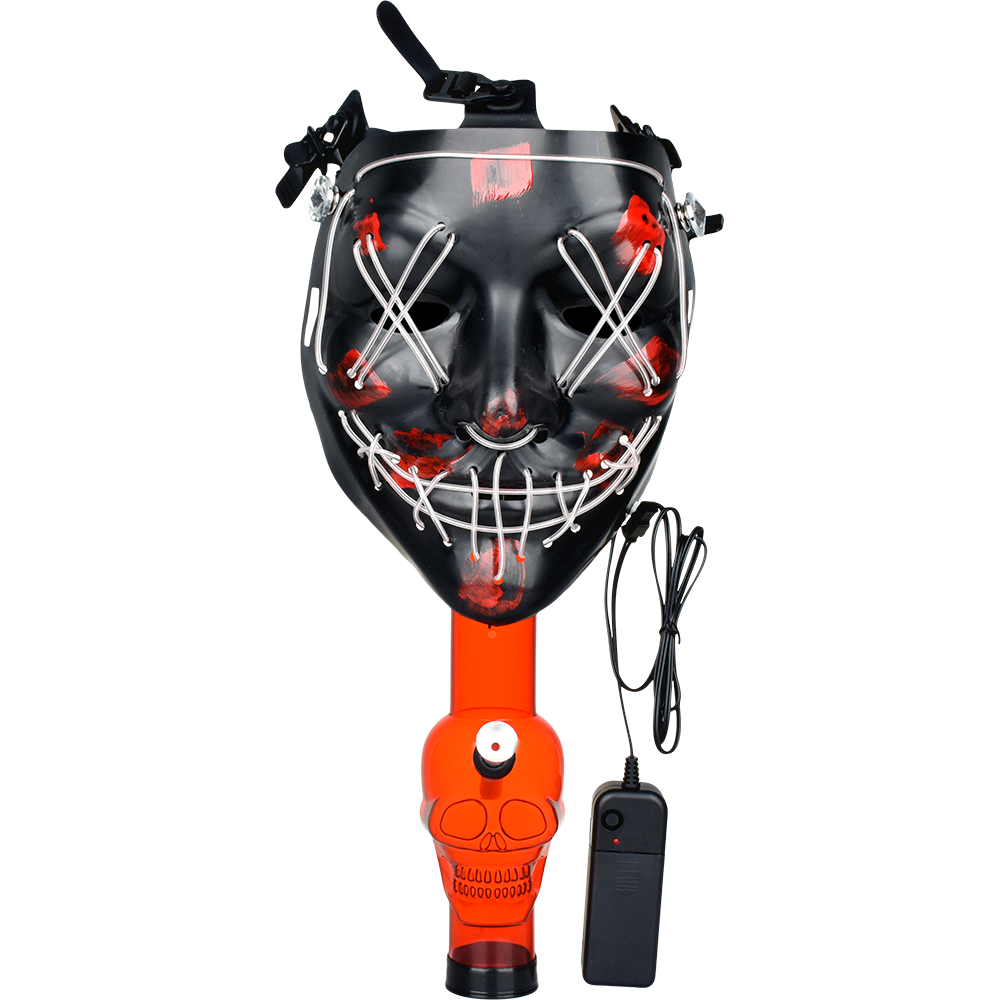 Scary Purge Gas Mask & Acrylic Bong Set Bongs - Tophatter Daily Deals