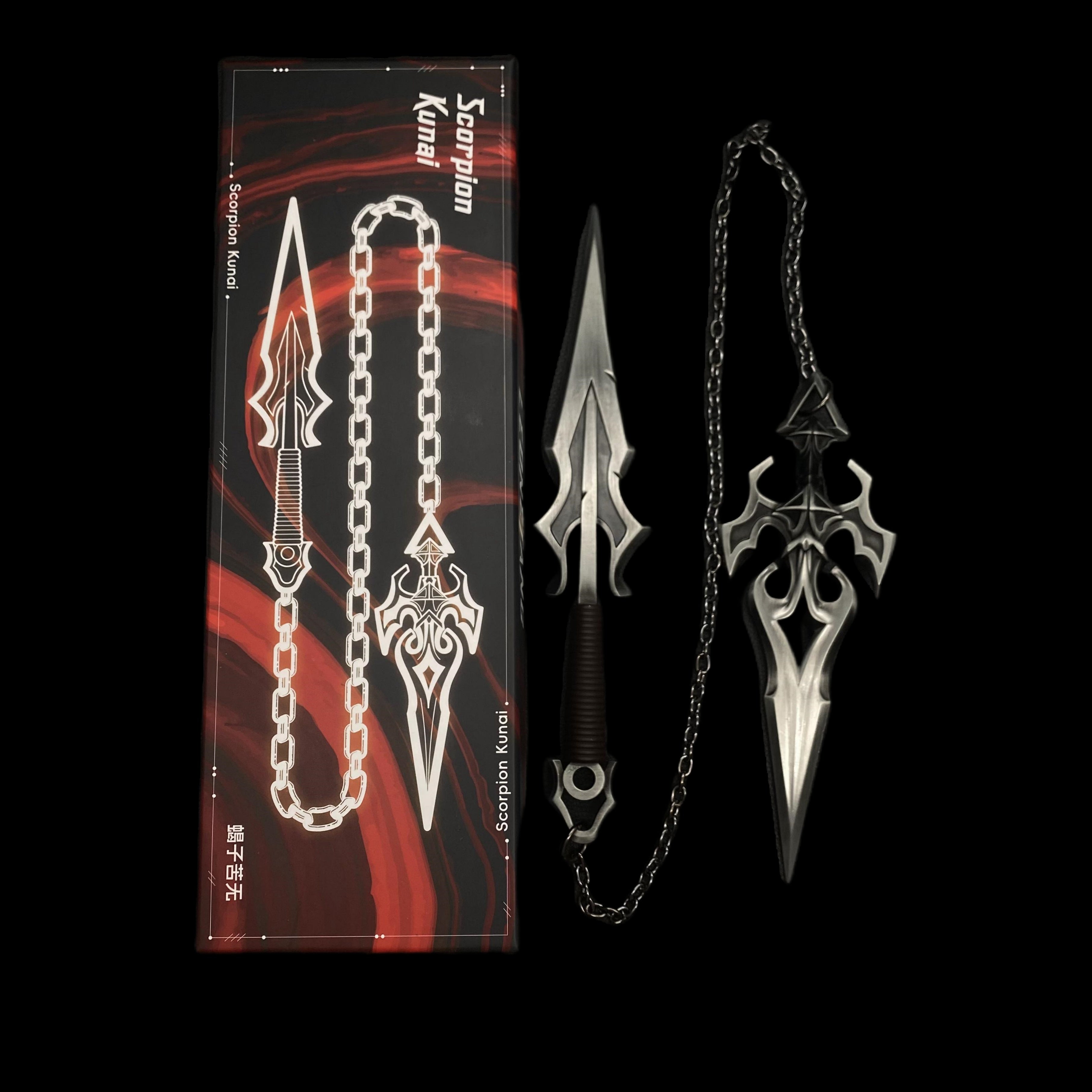IRL MK Scorpion Kunai Metal Replica Scorpion Kunai - Tophatter Daily Deals