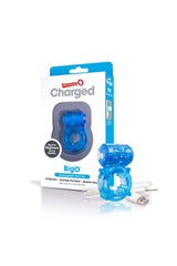 Screaming O - Charged - Big O Rechargeable Vibrating Cock Ring - Blue Sex Toy - Tophatter Daily Deals