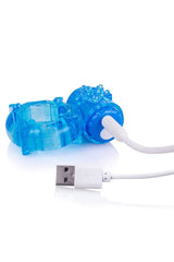 Screaming O - Charged - Big O Rechargeable Vibrating Cock Ring - Blue Sex Toy - Tophatter Daily Deals