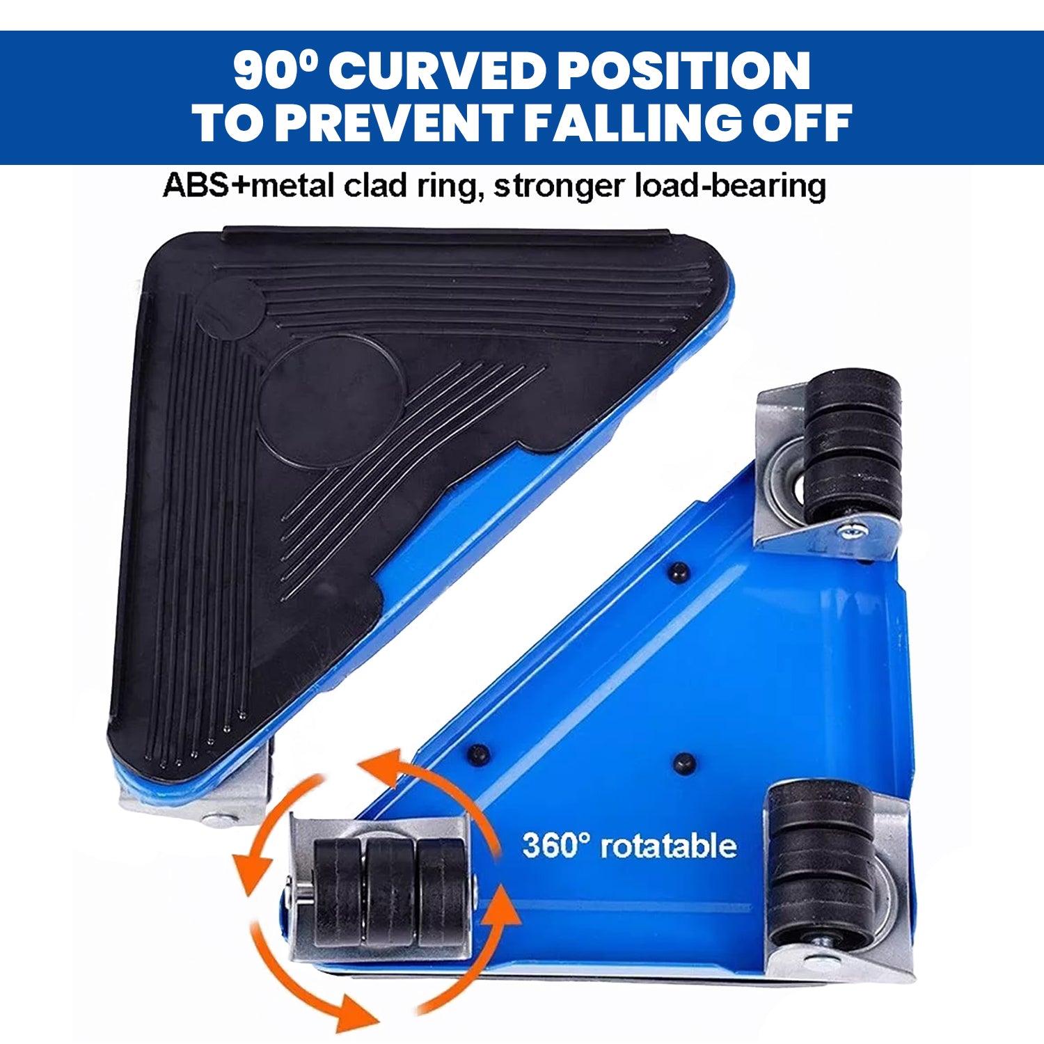 Furniture Moving Wheels - Heavy Furniture Lifter Shifter Remover Roller Wheels Moving Mover Tools Kit Set Apparel & Accessories - Tophatter Daily Deals